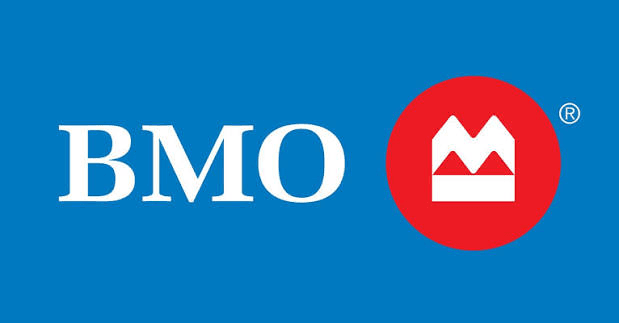 BMO logo on a blue background